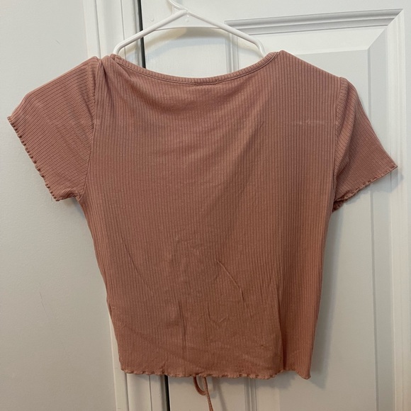 pink t shirt from garage. size small - Picture 2 of 2